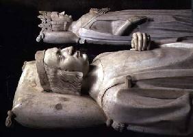 Effigies from the tomb of Charles V the 'Wise' (1338-80) c.1364