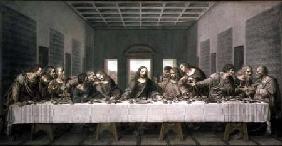 Copy of Leonardo's Last Supper, 1794 (chalks, tempera and wash on