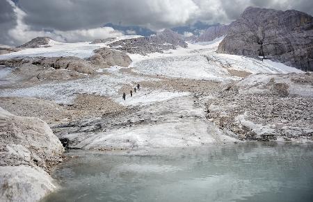 Expedition zum Gletscher