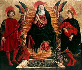Himmelfahrt Mariae mit den Heiligen Julian und Minias