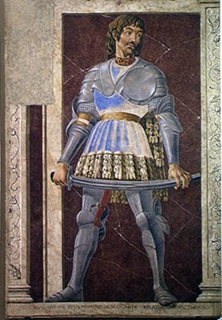 Pippo Spano (1369-1426) from the Villa Carducci series of famous men and women von Andrea del Castagno