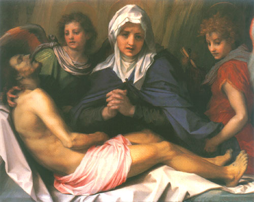 Die Beweinung Christi von Andrea del Sarto