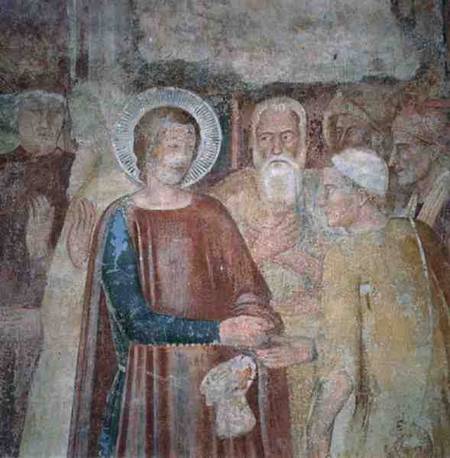 Detail of St. Ranieri in the Holy Land von Andrea  di Bonaiuto