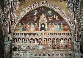 The Triumph of Catholic Doctrine, personified in St. Thomas Aquinas, from the Spanish Chapel c.1365