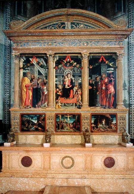 Altarpiece of St. Zeno of Verona von Andrea Mantegna