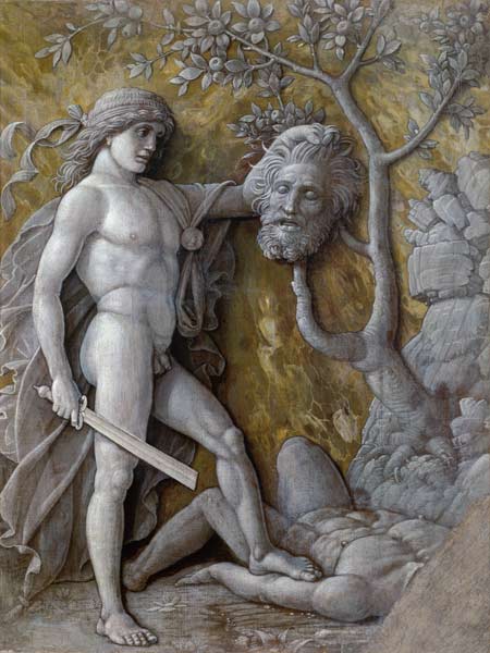 David und Goliath von Andrea Mantegna