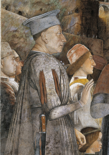 Lodovico Gonzaga,  Ausschn von Andrea Mantegna