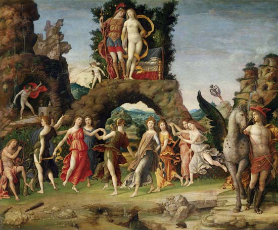 The Parnassus: Mars and Venus von Andrea Mantegna