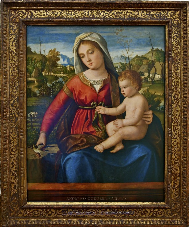 Madonna mit dem Kinde von Andrea Previtali