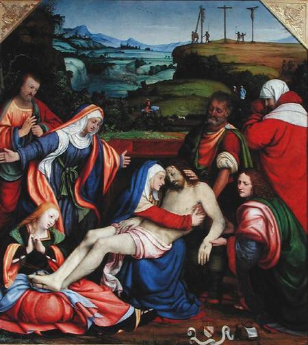 The Lamentation of Christ von Andrea Solario