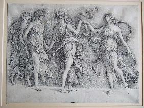 Vier tanzende Musen Um 1497