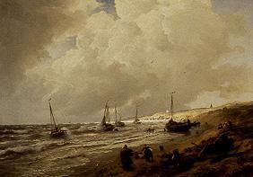 Strand bei Scheveningen 1868