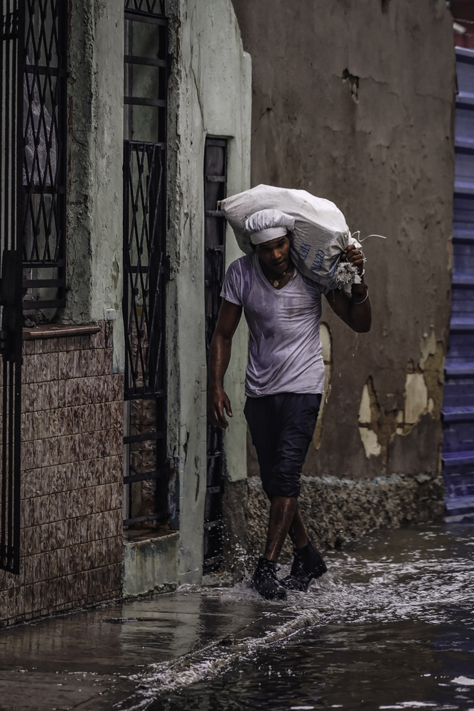 Überschwemmung in Havanna von Andreas Bauer