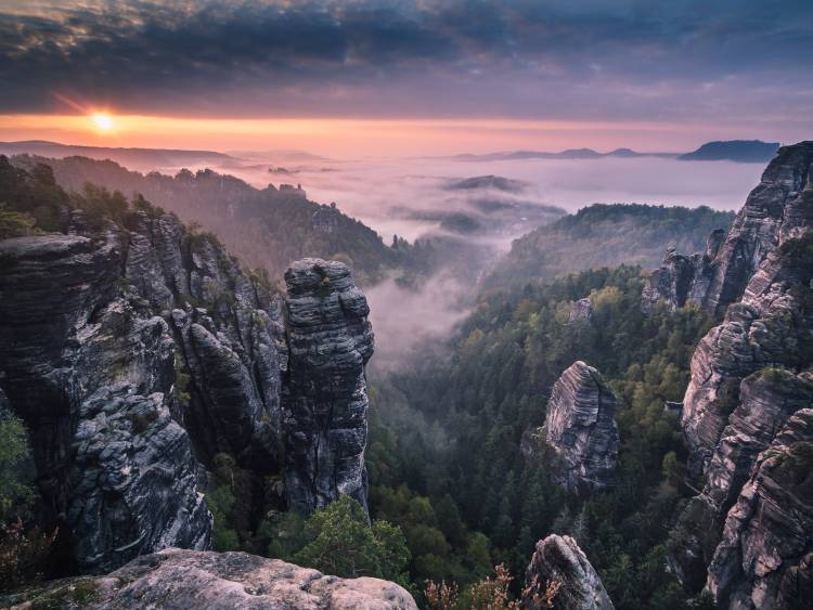 Sunrise on the Rocks von Andreas Wonisch