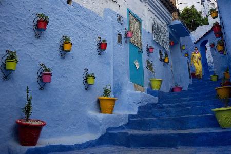 Farbe in Marokko