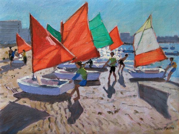 Red Sails, Royan, France von Andrew  Macara