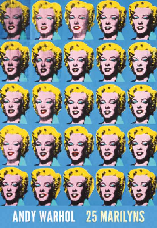 Twenty-Five Colored Marilyns von Andy Warhol