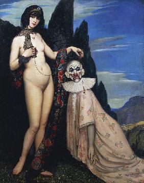 The woman and puppet 1909