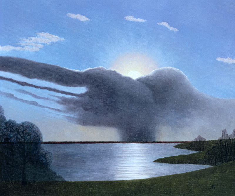 Draycote Cloud, 2004 (oil on canvas)  von Ann  Brain