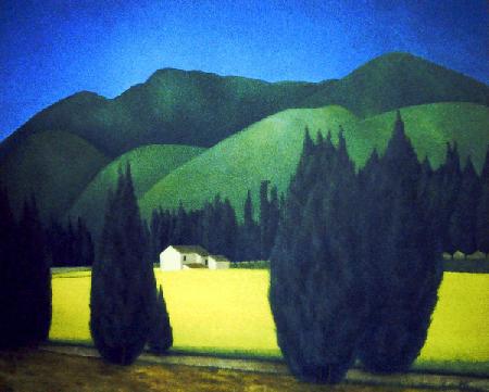 Landscape with Conifers 1996