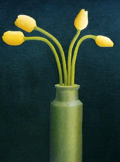 Four Yellow Tulips 1982