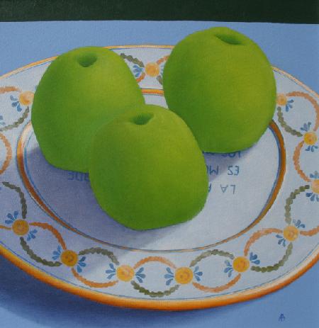 Three Green Apples 2009
