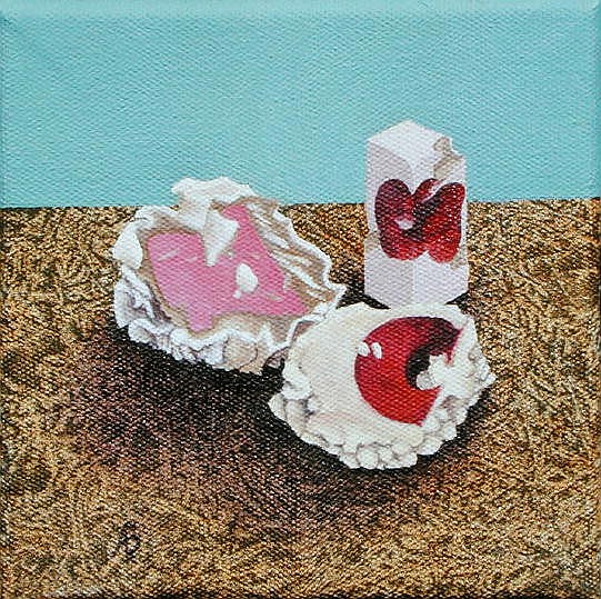 Three Sweets, 2005 (oil on canvas)  von Ann  Brain