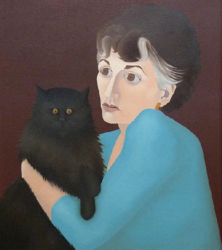 Woman with a Cat 1982