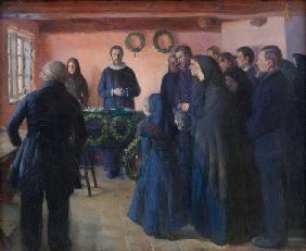 Ein Begräbnis 1891