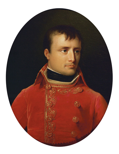 Napoleon Bonap. als 1.Konsul von Frankreich. Kopie nach dem Gemälde von Jacque von Anne-Louis Girodet de Roucy-Trioson