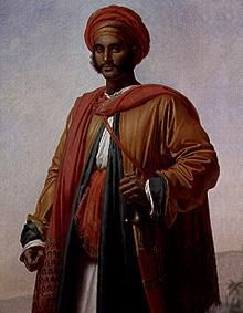 Bildnis eines Inders. von Anne-Louis Girodet de Roucy-Trioson