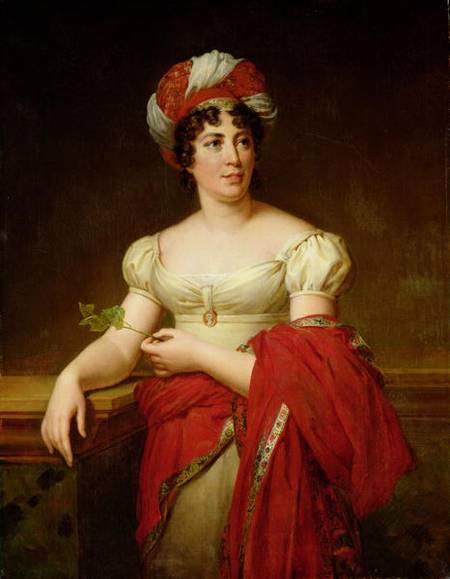Portrait of Madame de Stael (1766-1817) von Anne-Louis Girodet de Roucy-Trioson
