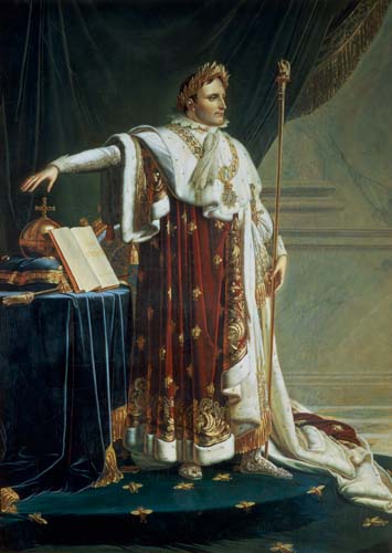 Napoleon Bonaparte im Krönungsgewand von Anne-Louis Girodet de Roucy-Trioson