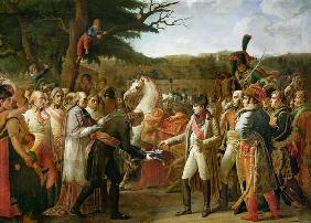 Napoleon Bonaparte (1769-1821) Receiving the Keys of Vienna at the Schloss Schonbrunn, 13th November 1808