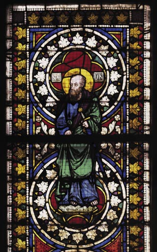Assisi, Glasfenster, Apostel Paulus von Anonym, Haarlem