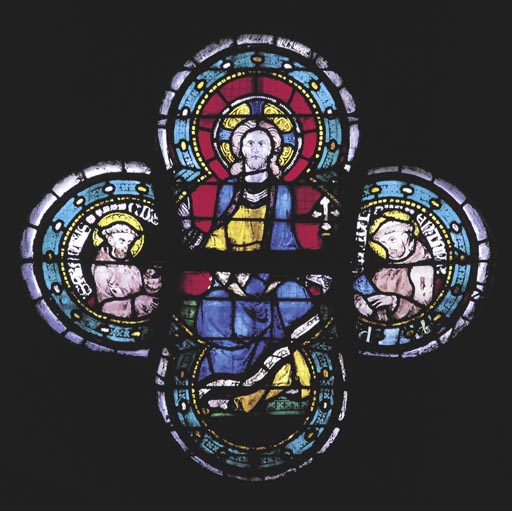Assisi, Glasfenster, Christus u.Hlge. von Anonym, Haarlem