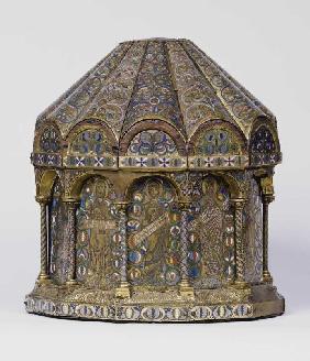 Propheten mit Spruchbändern (Kuppelreliquar) Um 1170/80