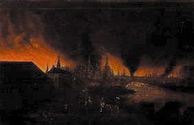 Das brennende Moskau 1812