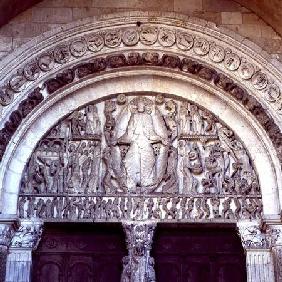 The Last Judgement, tympanum from the west portal 1135