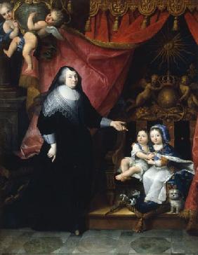 Ludwig XIV., Bruder u. Gouvernante 1643