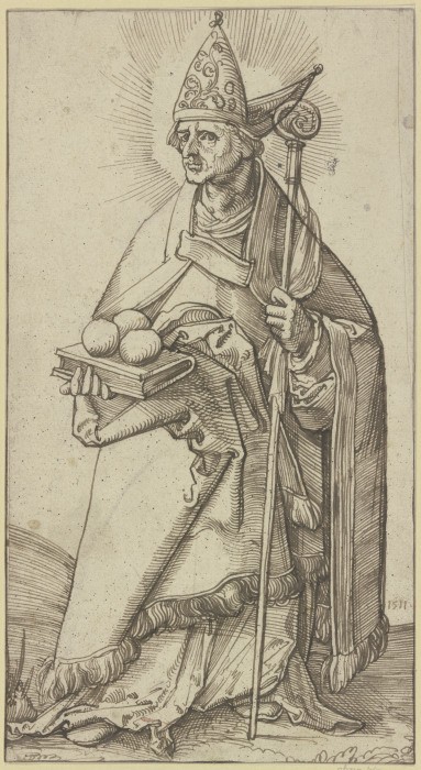Der Heilige Nikolaus von Bari von Anonym