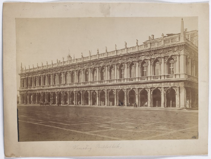Venedig: Blick auf die Biblioteca San Marco von Anonym