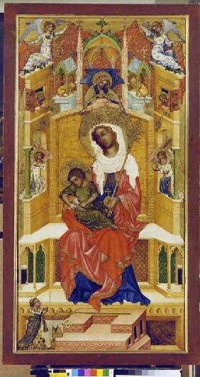 Thronende Maria mit dem Kinde (sog Glatzer Madonna)