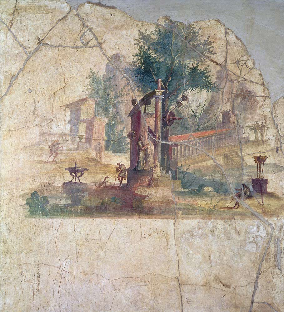 Sacro-idyllic Landscapefrom the Villa of Agrippa at Boscoreale von Anonymous