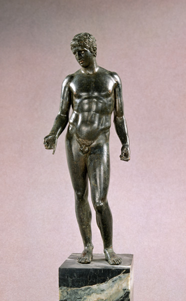 Statue of Mercury, adaptation of the Greek Discophoros of Polyclitus, Roman von Anonymous