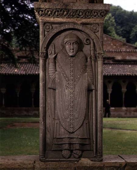Abbot Durandus of BredonBishop of Toulouse (d.1072) cloister pier von Anonymous