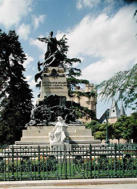 Alcazar Gardens monument to heroes of 1808 von Anonymous