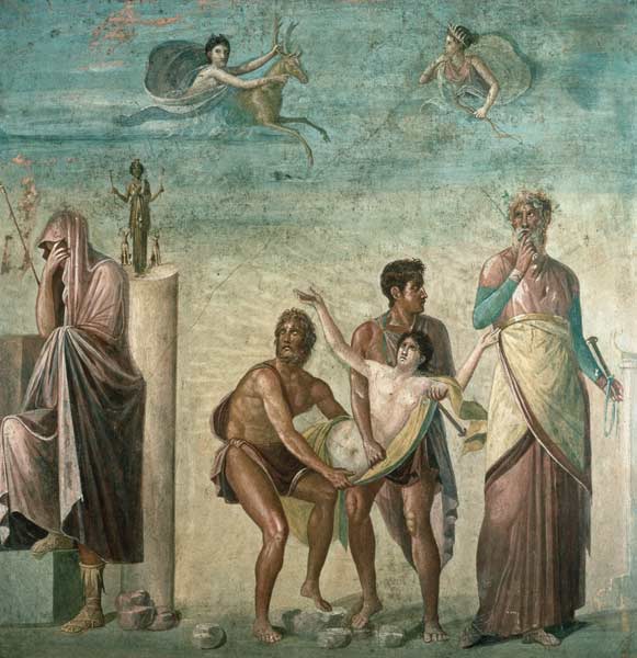 The Sacrifice of Iphigenia, from the House of the Tragic Poet, Pompeii von Anonymous