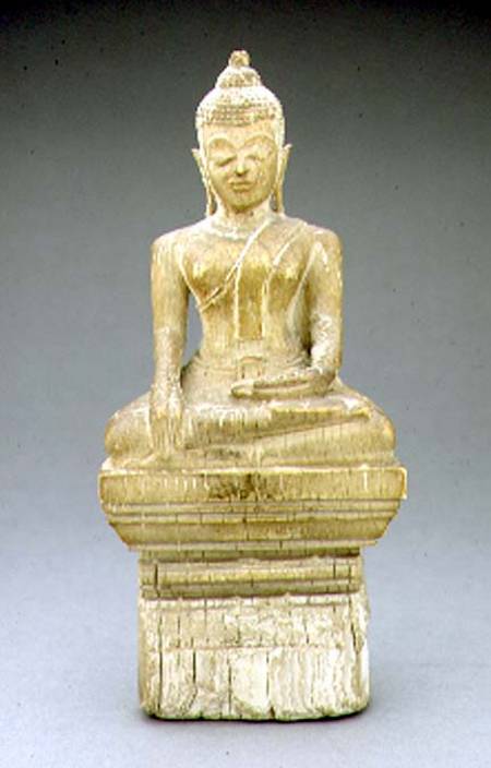 Buddha 'shakyamuni'seated in the 'Bhumisparsimudra' - earth touching gesture von Anonymous