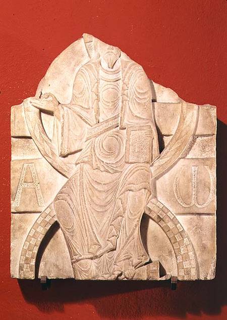 Christ raising the Hostbas-relief von Anonymous